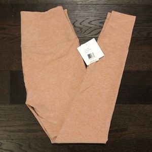 Beyond Yoga Spacedye Peach Long Yoga Leggings